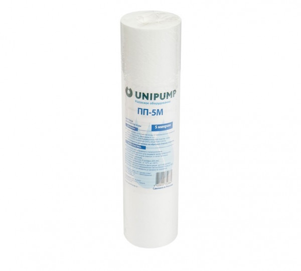 Полипропиленовый картридж UNIPUMP ПП-10 М 10 дюймов, (10 мкм)